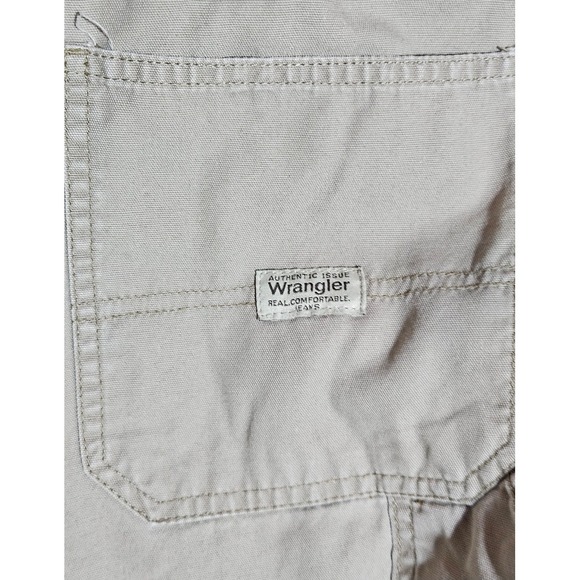 Wrangler Pants Mens 38x32 Brown Cargo Fleece Lined Workwear Carpenter Utility - Picture 10 of 10